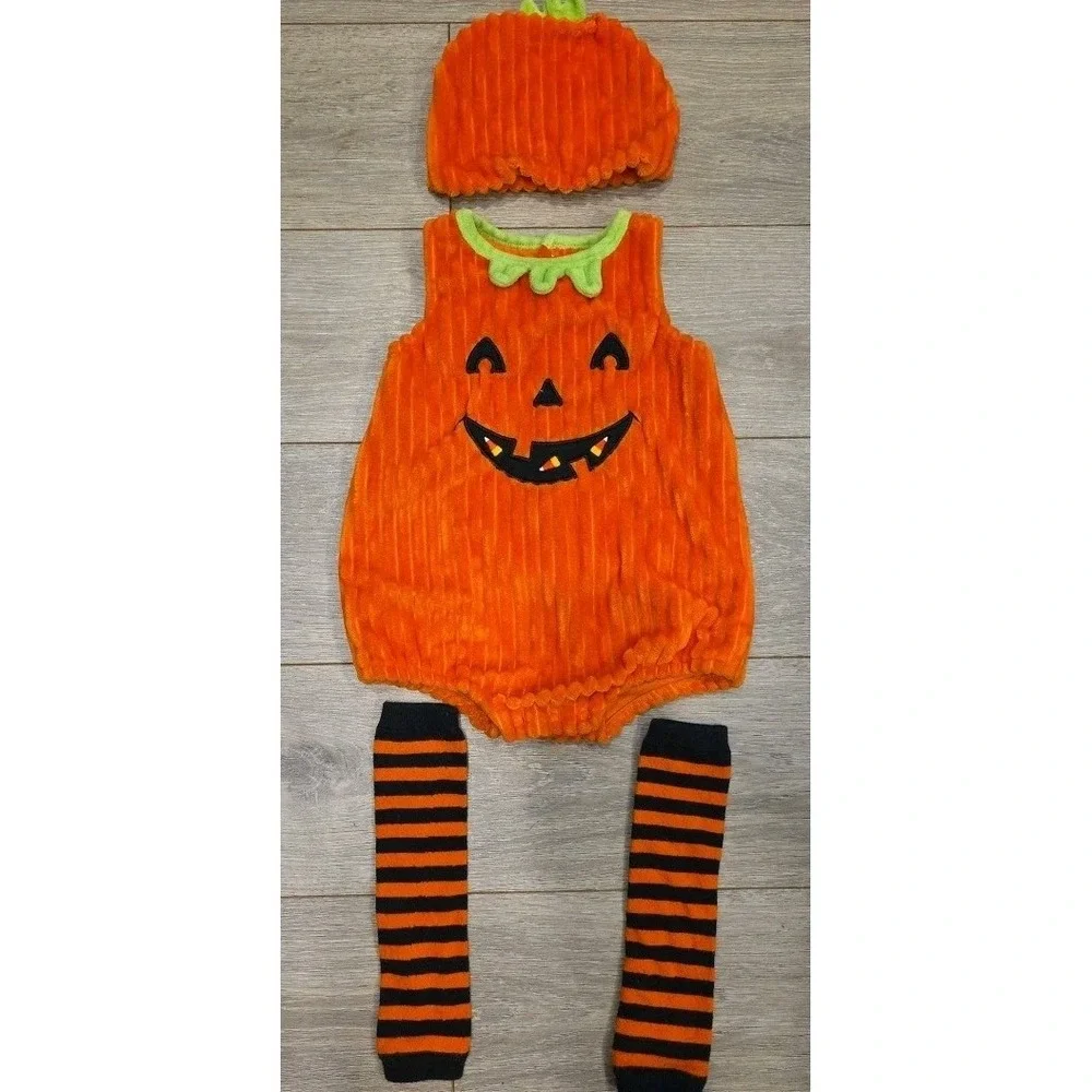 Jack O Lantern Pumpkin Halloween Costume 24 Months‎ EXCELLENT